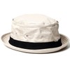 Basic Ench Cotton Terrapinch Pork Pie Hat, Large Size, Shallow,