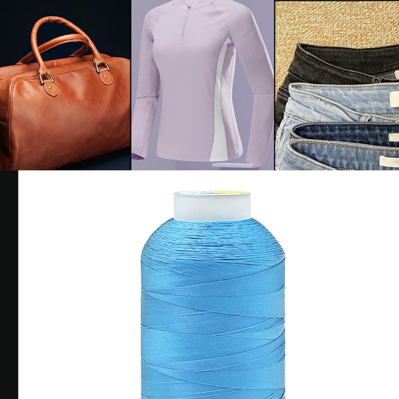 2700 Yards Strong Bonded Nylon Sewing Thread Red Sewing Machine