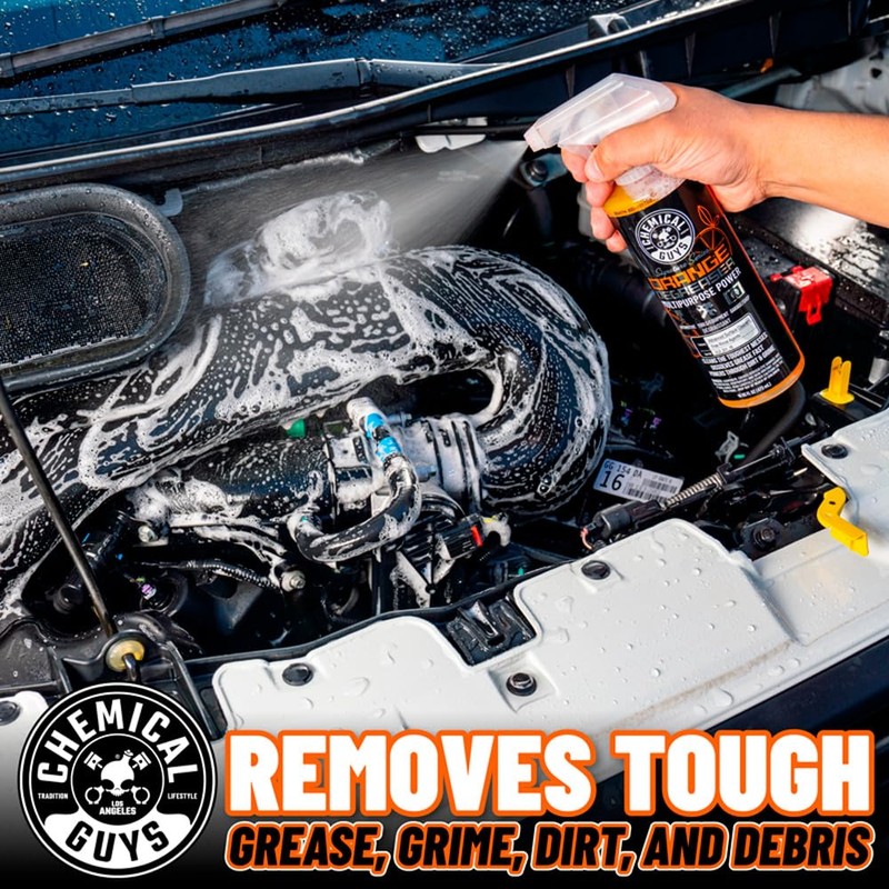 Chemical Guys Signature Series Orange Degreaser, Heavy-duty All-purpose Cleaner For