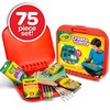 Crayola Create 'N Carry Art Set (75pcs), 2-in-1 Lap Desk