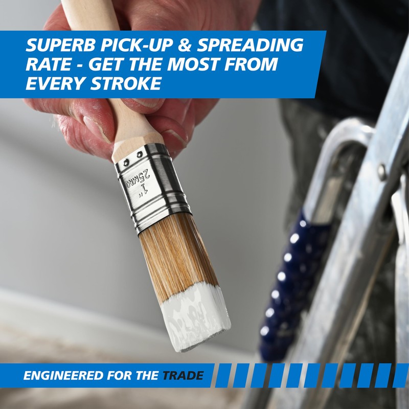 Harris Trade Fine Tip Emulsion & Gloss Paint Brush 1"