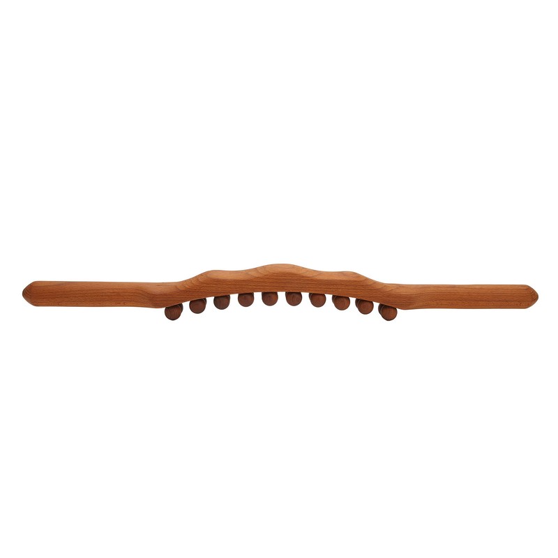 20 Bead Wood Massage Stick Full Body Universal Ergonomic Scraping