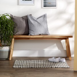 DII Slub Rug Collection - Bucle de algodón Reciclado, 2 x 3 pies, Gris Mineral