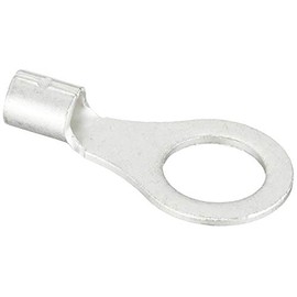TRUSCO T-R3.5-8 Bare Crimping Terminals Round Φ3.3 inches (8.4 mm) Length 10.0 inches (25 mm)