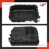 A-Premium Transmission Oil Pan with Drain Plug and Gasket Compatible