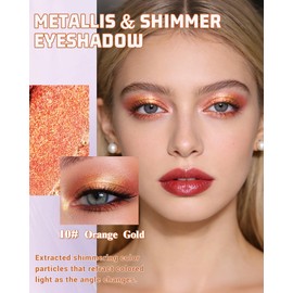 Duochrome Eyeshadow Palette, Multichrome Chameleon Holographic Eye Shadow