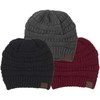 Funky Junque - Gorro de punto acanalado suave y elástico,