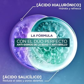 L'Oreal Paris Revitalift Ácido Hialurónico Gel de Limpieza Profunda Anti Brillo, con Ácido Salicílico para Control de Brillo y con Ácido Hialurónico para Hidratar, Ideal para Piel Grasa, 150 ml