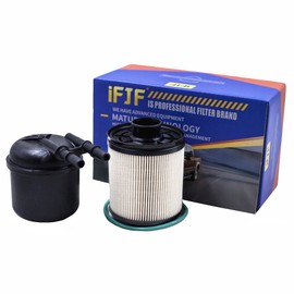 FD-4615 6.7 Powerstroke Fuel 5 Micron Fuel Water Separator Filter Replacement for Truck/Pickup 2011-2016 F-250, F-350, F-450, F-550 Super Duty 6.7L V8 Diesel Engines BC3Z9N184B