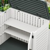YITAHOME Resin Storage Shed Shelves for 35 Cuft Horizontal Storage