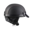 Half Helmet Breathable Sun Blocking Retro Safe PU Leather Motorcycle