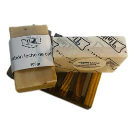 Jabon Avena Y Durazno Leche De Cabra Con Jabonera Bambu 100g