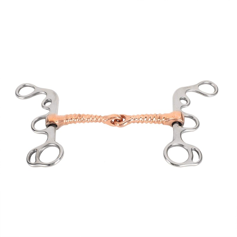 SALUTUYA Snaffle de Entrenamiento Ultraligero a Prueba de óxido para