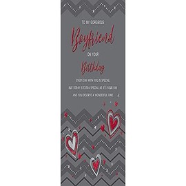 Regal Publishing Modern Birthday Card Boyfriend - 9 x 6 inches, C80753