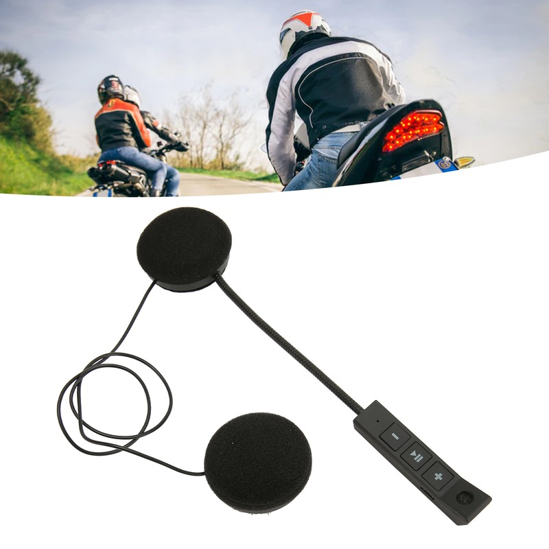 BT8 Motorcycle Helmet Bluetooth Headset Easy to Connect Stereo Music
