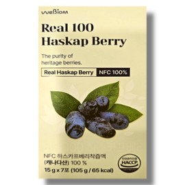 stomach biome WeBiome 100 NFC Real Haskap Berry 15g x 7 packs / 위바이옴 100 NFC 리얼 하스카프베리 15g x 7포