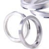 ZHTEAPR Wheel Hub Centric Rings 60.1 to 72.6 OD=72.6mm ID=60.1mm