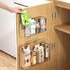 2PCS Cabinet Door Organizer,Self Adhesive Kitchen Cabinet Organizer,Cabinet Door Storage