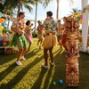 3Pcs 20 in Large Tiki Mask Cardboard Cutouts Plastic Standup