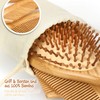 COM-FOUR® 3-piece premium hair care set, all-purpose brush and two