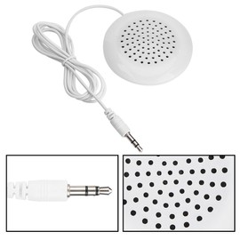 Pillow Speakers For Sleeping Mini Speaker Bluetooth White Abs New Diy Pillow Speaker 3.5Mm Mini Stereo Speaker For Mp3 Phone Portable Cd