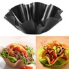4Pcs Tortilla Maker Nonstick Taco Shell Maker Salad Bowl Carbon