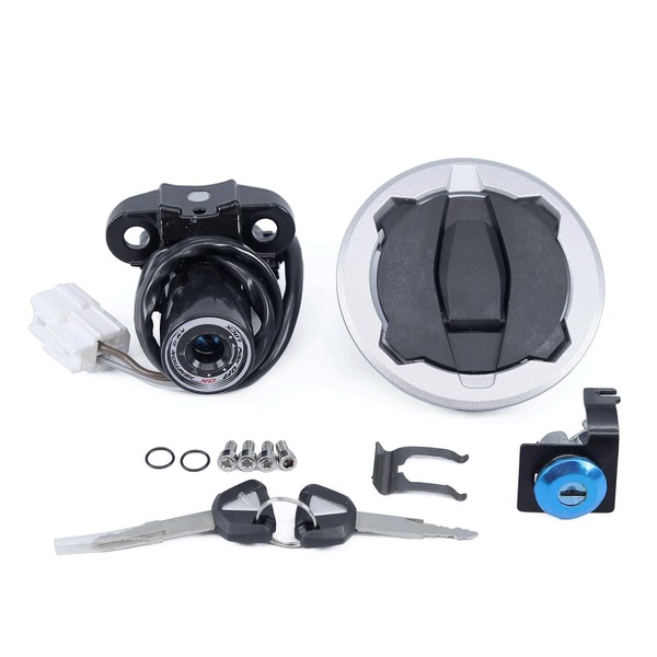 PROCNC Ignition Switch Gas Cap Seat Lock Keys Set for