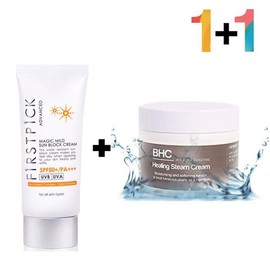 [Out_62] Non-sticky Sun Cream BHA Hydration Gel Gel Urea - Magic Mild Sun Cream_1 pc./Soymilk Fermentation Cream_1 pc. / [아우트_62]안끈적이는 선 썬 크림 바하 수분 젤 겔 우레아 - 매직마일드선크림_1개／두유발효크림_1개
