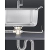 3-1/2 Inch Commercial Sink Drain with Twist Handle Kitchen Sink