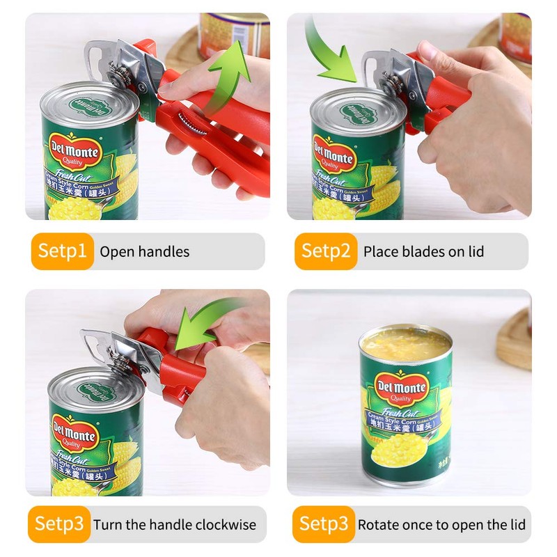Can Opener Manual Tin Opener for Seniors with Arthritis ,
