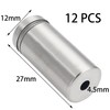 12 PCS Stainless Steel Advertising Nails,Glass Sign Fixings Standoff Bolts