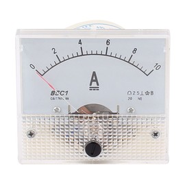 sourcingmap DC 10A Analog Panel Current Meter Ammeter Gauge 85C1 0-10A