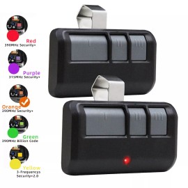 For Chamberlain, For LiftMaster 2X For Chamberlain LiftMaster Garage Door Opener Remote 893LM 953EV-P2 Learn US