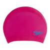 Speedo Kid's Long Hair Swimming Cap, Pink/Blue, One Size