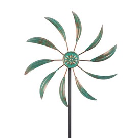 Stargarden Wind Spinners Outdoor Metal, Garden Pinwheels Waterproof Wind Sculptures, Small Windmills for Yard and Garden Decor