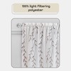 Achim Home Furnishings Willow Rod Pocket Window Curtain Panel White