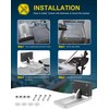 Universal Transom Trolling Motor Mounting Bracket for Kayaks/Kayak Marine Board