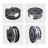ERHUO 4 pieces replacement thread spools, grass trimmer thread for