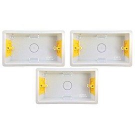 Appleby SB629 Dry Lining Boxes - 2 Gang 32mm (Pack of 3)