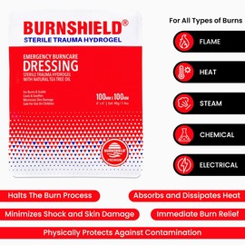 Burnshield 4" X 4" Burn Dressing, Sterile - 3 Count