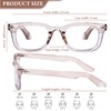 OPTOFENDY Reading Glasses for Women Square Blue Light Blocking Readers