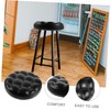 Cabilock Round Chair Cushion - PU Bar Stool Replacement Padded,
