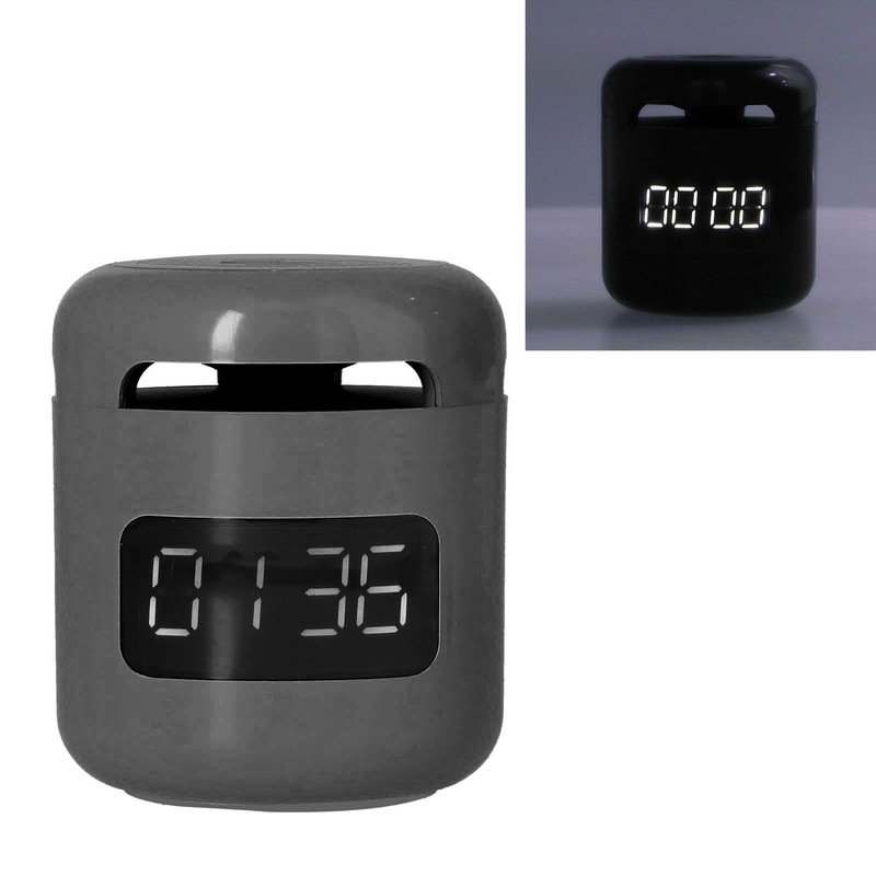JM01 BT Clock Speaker Multifunctional Adjustable Portable BT Clock Speaker