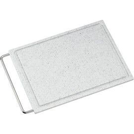 WMF Schneidebrett 36 x 27 cm, rechteckig, Kunststoff, Tranchierbrett mit Saftrillen, praktischer Griff, spülmaschinengeeignet, klingenschonend