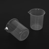 Kitchen Lab Graduated Beaker Clear Plastic Measuring Cup Thicken with