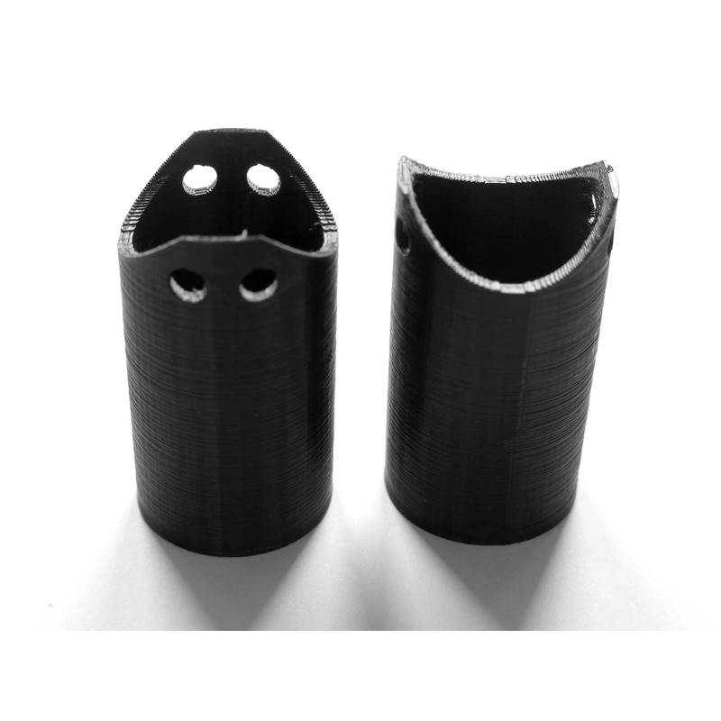 TorqueTech 2x Drop Bars Racing Handlebar Adapter Bracket for Throttle/Button/Switch