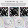 Geometric Future Squama 2503R Reverse Blade RGB PWM Fan -