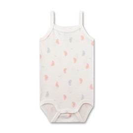 Sanetta Baby Girl Bodysuit, White Pebble