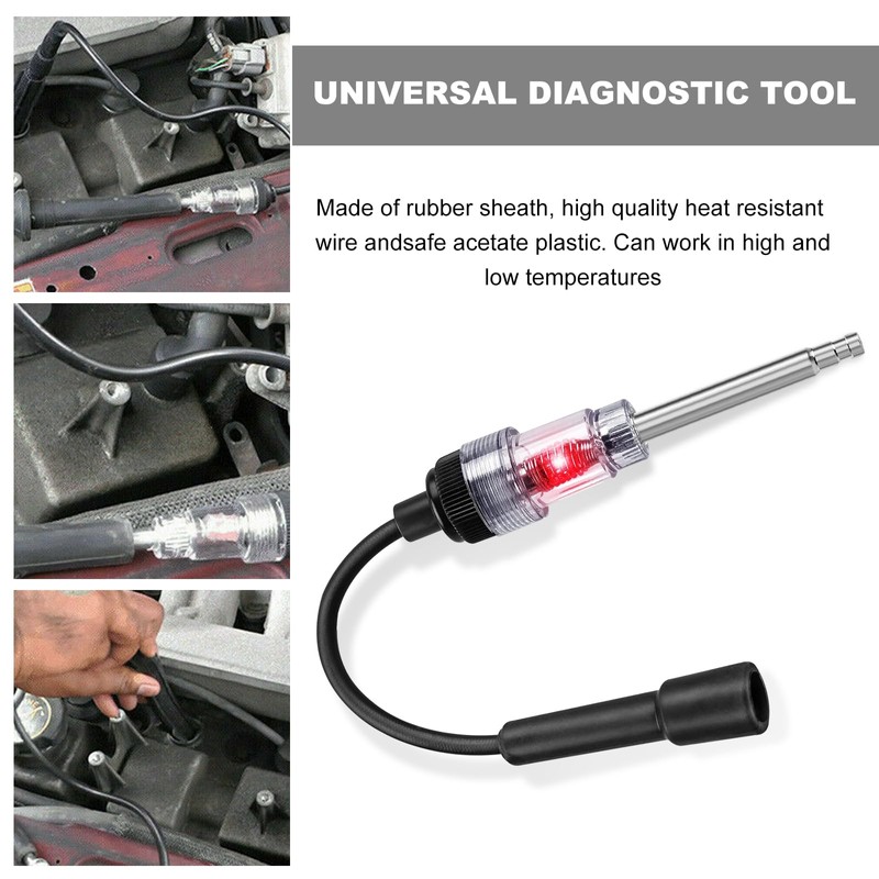 NYTKL Inline Spark Plug Tester, Straight Boot Engine Ignition Coil