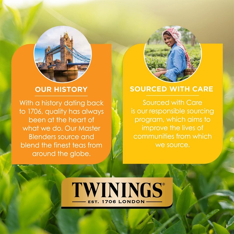 Twinings Pumpkin Spice Chai Tea, Caffeinated Black Tea Naturally Flavored